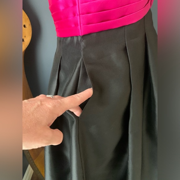 Shoshanna Midnight Dawn Midi Dress. Size 4. - Picture 8 of 16